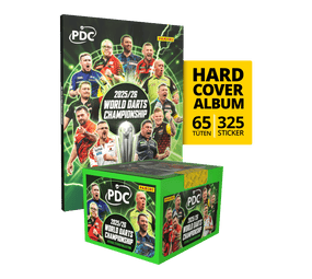 Panini PDC World Darts Championship 2025/26 - Hardcover Bundle mit einer Stickerbox