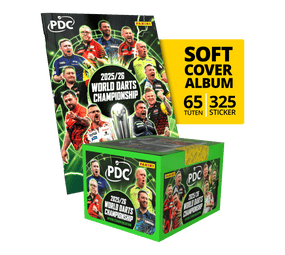 Panini PDC World Darts Championship 2025/26 - Softcover Bundle mit einer Stickerbox
