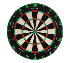 Precise 180 Endorphine Steeldartboard mit Nummernring - Emerald Green