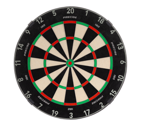 Precise 180 Endorphine Steeldartboard mit Nummernring - Nordic Grey