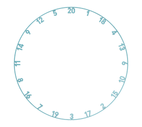 Precise 180 OnePiece Lasercut Zahlenring