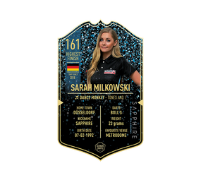 Ultimate Darts Card - Sarah Milkowski