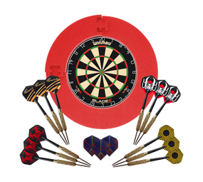 Winmau Blade 6 Bundle mit 12 McDart Steeldarts und Catchring