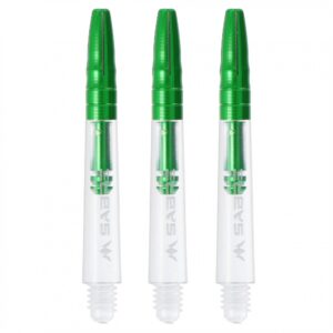 Dart Schaft transparent grün