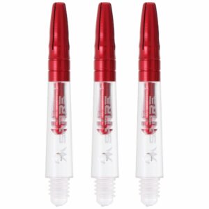 Dart Schaft transparent rot