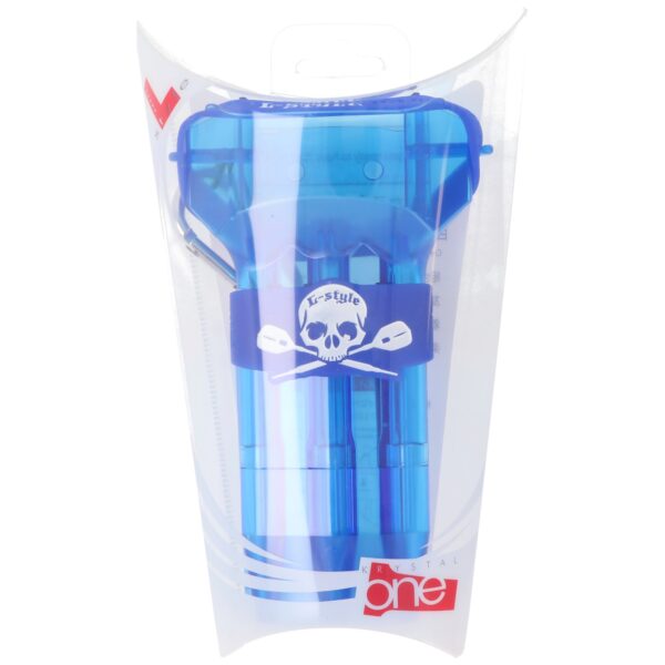 L-Style Krystal One Case Transparent Blau Dartcase Kry1-BL