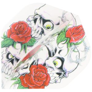 Skulls and Roses Weiss Dart Flight