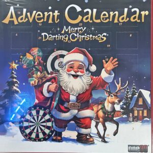 Steel Dart Adventskalender 23 Teile mit einfachem Dartboard