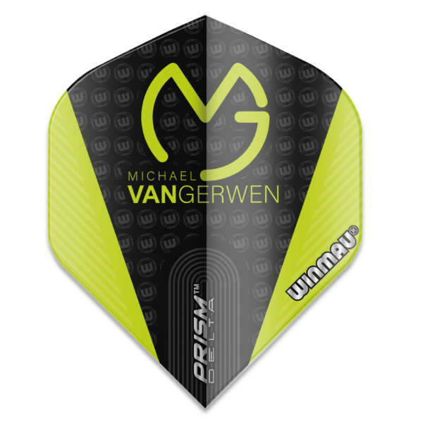 Dart Flights Winmau MvG PRISM DELTA schwarz-gr?n