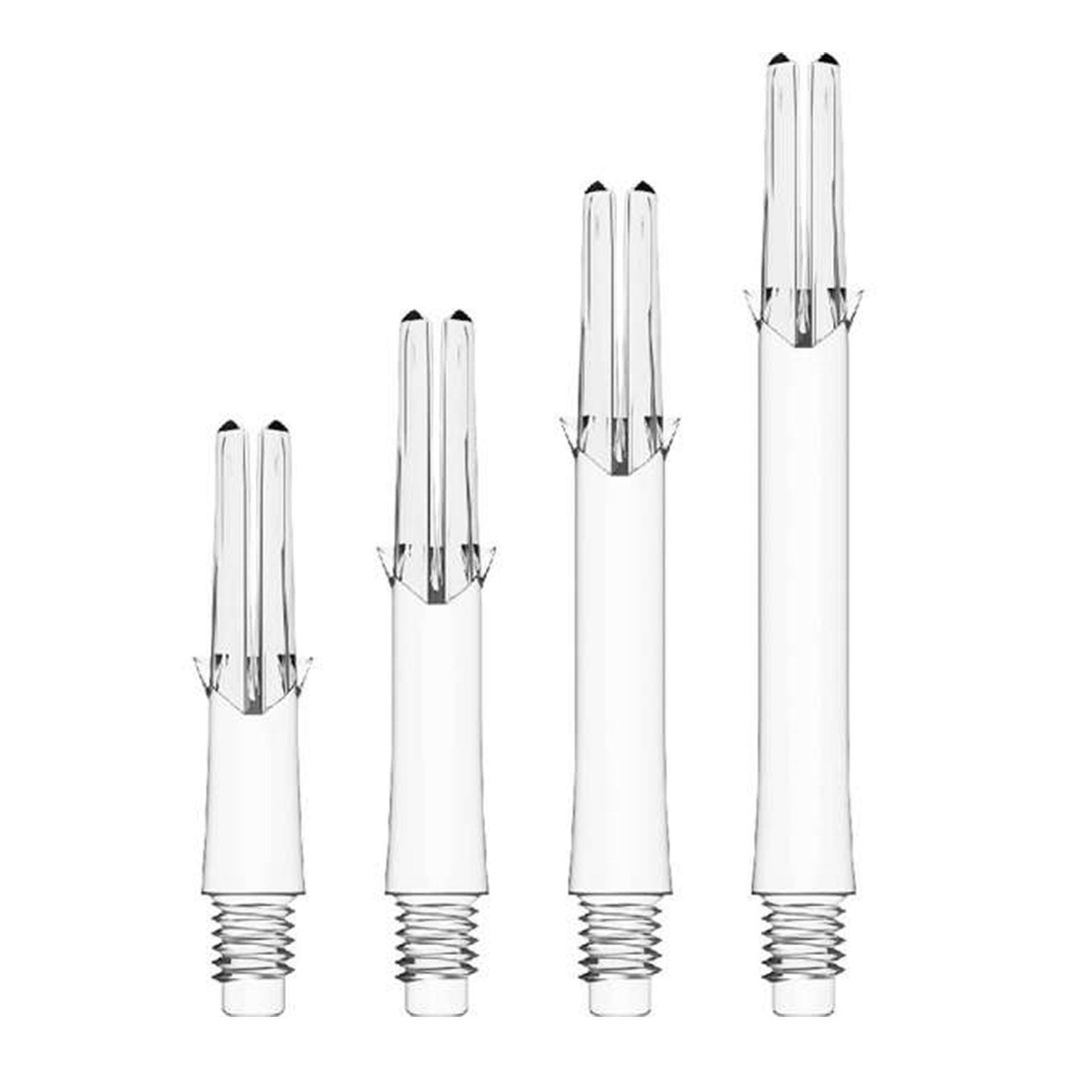 L-Style Shaft Locked Straight Clear (Transparent) Medium L330 33.0 mm