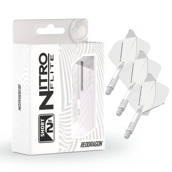 Red Dragon Nitro Flite - Wei?/Transparent Intermediate