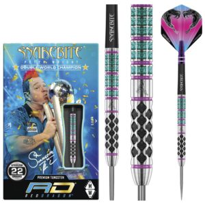 Red Dragon Peter Wright Snakebite Supa-Venom Steeldarts 22g