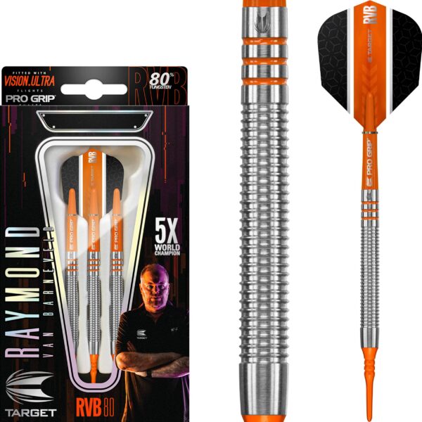 Target Raymond van Barneveld Barney 80% Tungsten RVB 16 Gramm Softdart