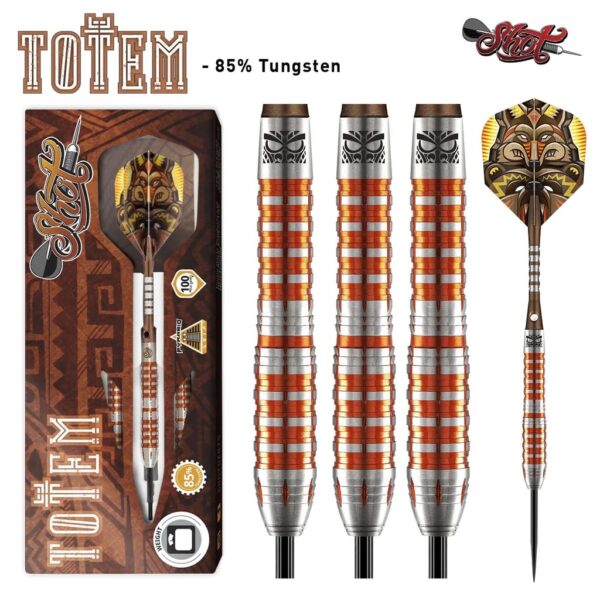 Totem 3 Series Steeldart Set-85% Tungsten 23g