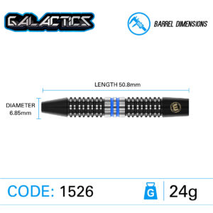 Winmau Galactics Steeldarts 90% 24g