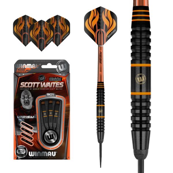 Winmau Scott Waites Softdart Komplettset 20g und Steeldart 19g Messing