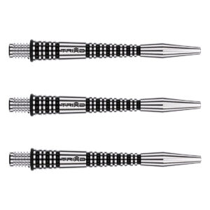 Winmau Triad RX Aluminium Schwarz Dart-Sch?fte Medium